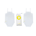 Baby Boy 2pc White Sleeveless Onesie Set