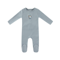 Blue Vintage Skier Footie - Boys