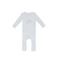 Embroidered Carriage Footie - Boys