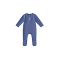 Denim Blue Fisherman Footie - Boys