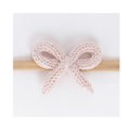 Crochet Mini Headband - Pale Blush