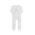 Metallic Wreath Collection Ivory Footie - Boys