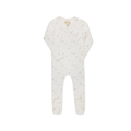 Printed Floral Star Collection Ivory Stars Footie - Boys
