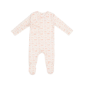 Toile Garden Print Footie - Girls